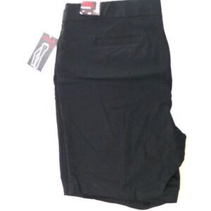 NWT Briggs Shorts black hidden elastic comfort waistband size 22W
